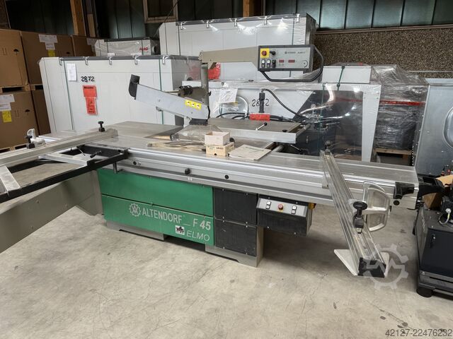 Formatkreissäge mit Vorritzer Altendorf F 45 Elmo II - 3,4 m Wagenlänge