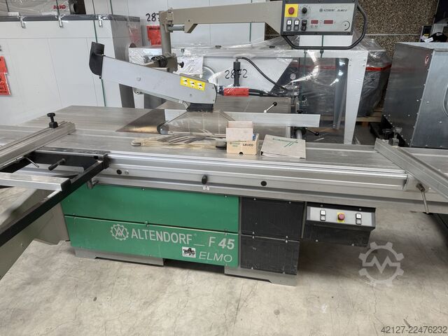 Formatkreissäge mit Vorritzer Altendorf F 45 Elmo II - 3,4 m Wagenlänge
