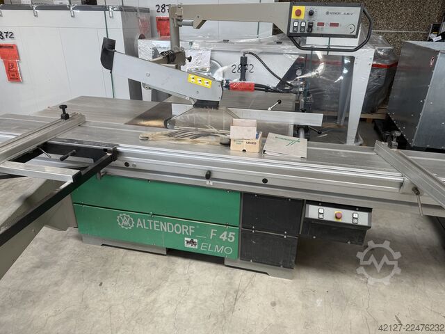 Formatkreissäge mit Vorritzer Altendorf F 45 Elmo II - 3,4 m Wagenlänge