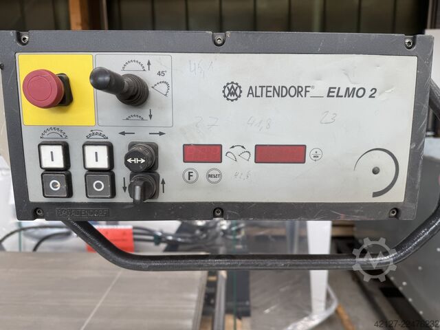 Formatkreissäge mit Vorritzer Altendorf F 45 Elmo II - 3,4 m Wagenlänge