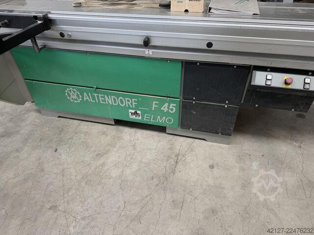 Formatkreissäge mit Vorritzer Altendorf F 45 Elmo II - 3,4 m Wagenlänge