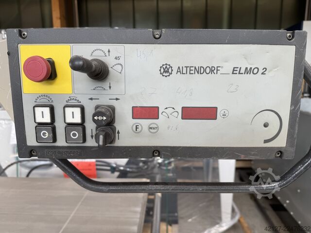 Formatkreissäge mit Vorritzer Altendorf F 45 Elmo II - 3,4 m Wagenlänge