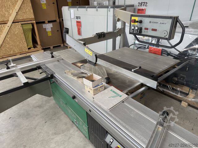 Formatkreissäge mit Vorritzer Altendorf F 45 Elmo II - 3,4 m Wagenlänge