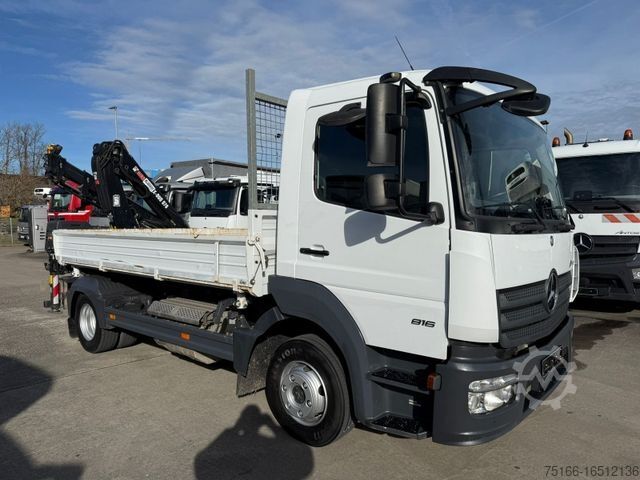 Kipper LKW MERCEDES-BENZ ATEGO 816 Kipper 2-Seiten*KRAN HIAB X 078*2xAHK