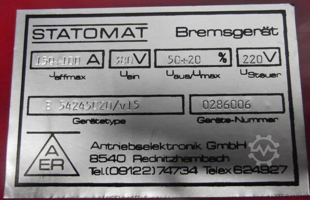 Statomat braking device AER B 54245020/v15