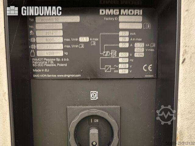 DMG MORI ecoMill 50 DMG MORI ecoMill 50