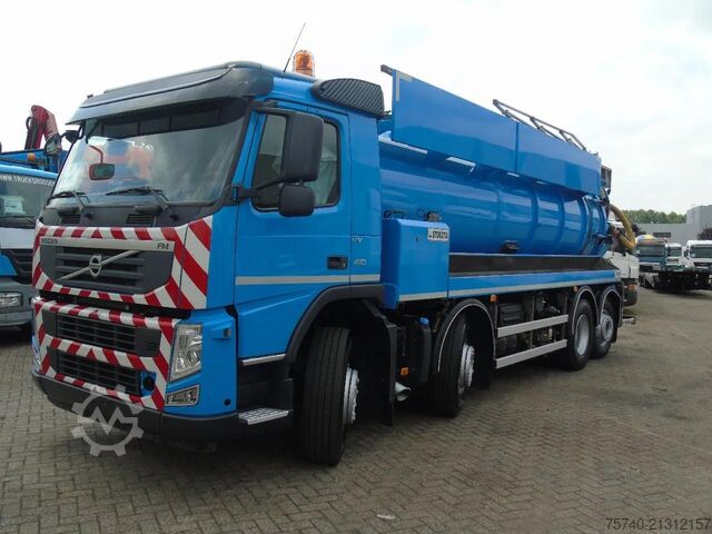 Vacuum truck Volvo FM 420 + STOKOTA ECOTA 10.500LITER + 8X2 + WEB