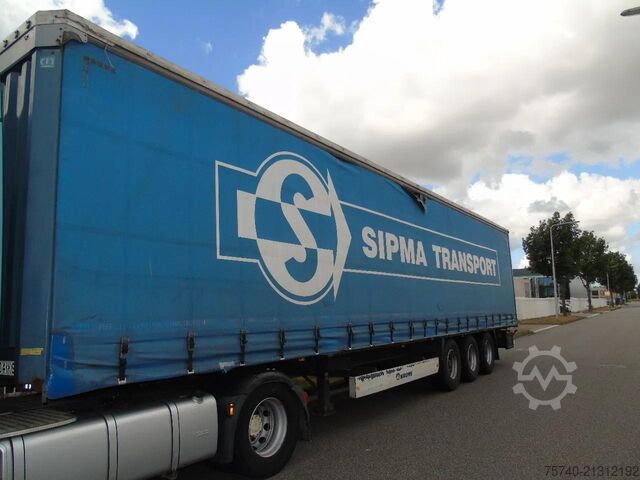 Curtain sided Krone 3x BPW 2.81 HEIGHT