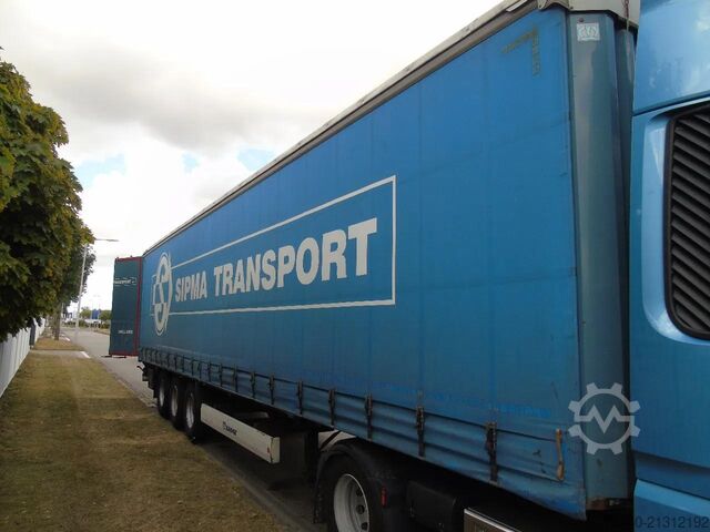 Curtain sided Krone 3x BPW 2.81 HEIGHT