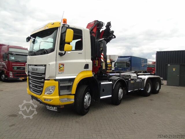 Crane DAF CF 480 + FASSI 16T/M + 20T HOOK + 8X4 + REMOTE