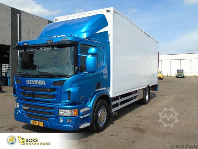 Box body Scania P250 + EURO 6 + LIFT