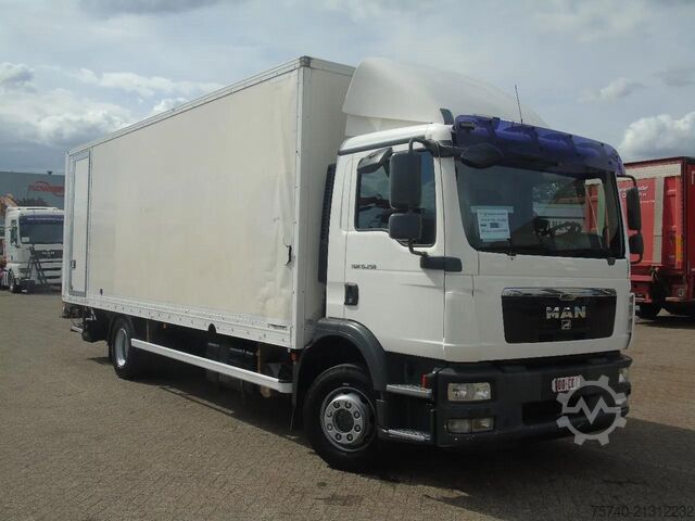 Box body MAN TGM 15.250 + MANUAL + EURO 5 + LIFT