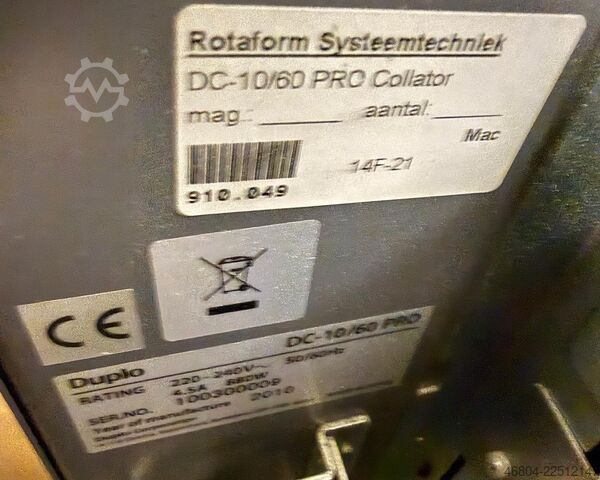 Document finishing system Duplo 3500