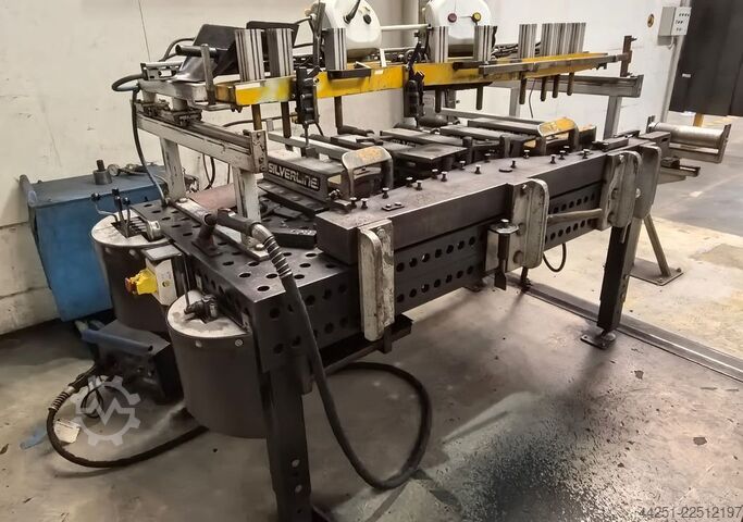 Modular perforated grid table Siegmund System-Lochrastertisch