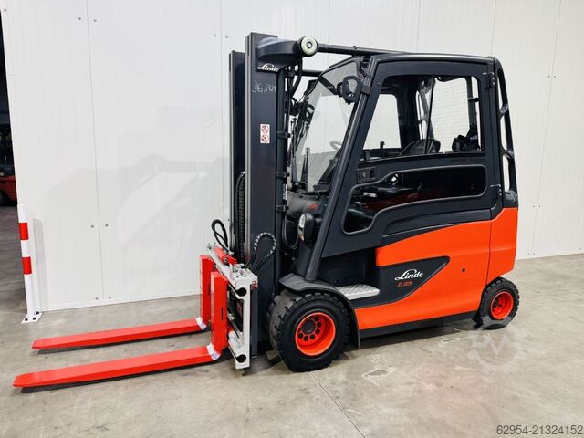 Elektro 4 Rad-Stapler Linde E 35 HL-01 Kabine Triplex STVO ZVG