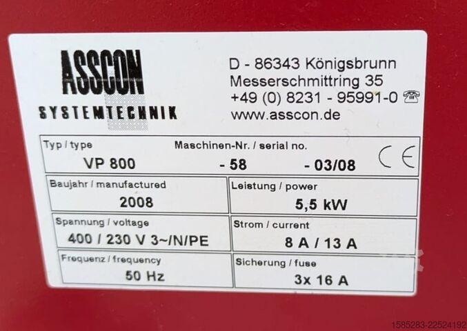 Assembling machine Asscon VP800