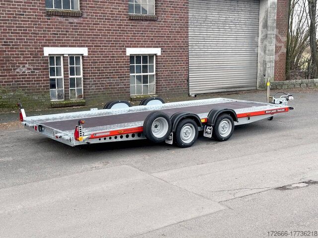 Car transporter Brian James Trailers A4 125-2323 TRANSPORT ROT 450X200CM 2600KG