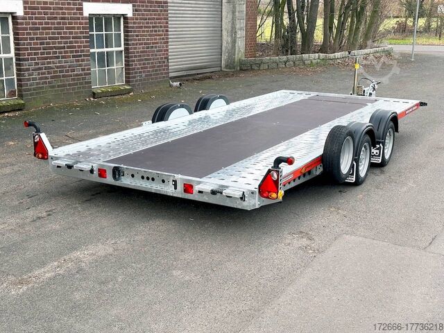 Car transporter Brian James Trailers A4 125-2323 TRANSPORT ROT 450X200CM 2600KG