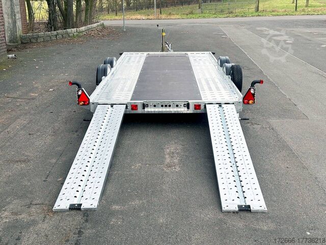 Car transporter Brian James Trailers A4 125-2323 TRANSPORT ROT 450X200CM 2600KG