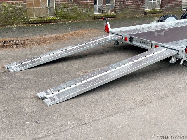 Car transporter Brian James Trailers A4 125-2323 TRANSPORT ROT 450X200CM 2600KG