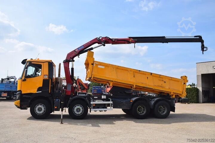 Tipper Renault C430 Tipper + Crane HMF
