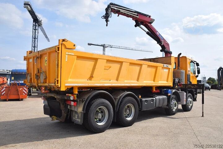 Tipper Renault C430 Tipper + Crane HMF