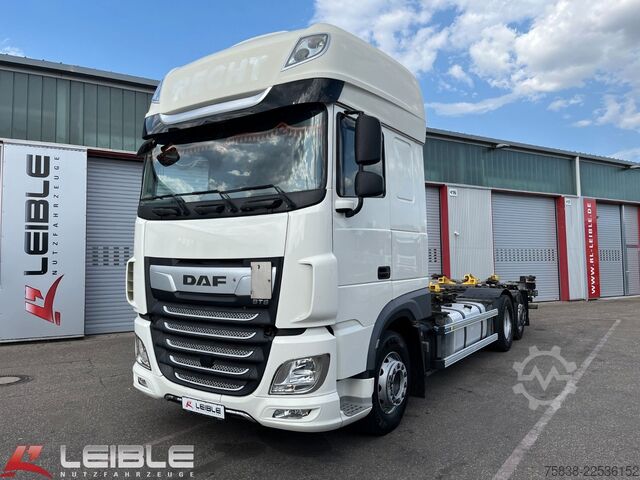 Swap body truck DAF XF 480 6x2 BDF-SDG/ Multiwechsler*Lenkachse*