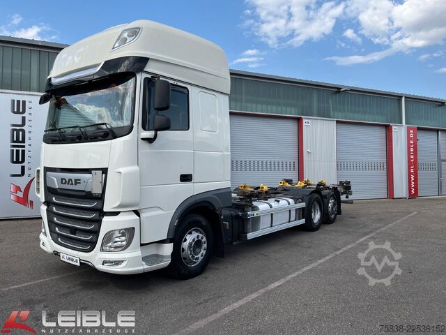 Swap body truck DAF XF 480 6x2 BDF-SDG/ Multiwechsler*Lenkachse*