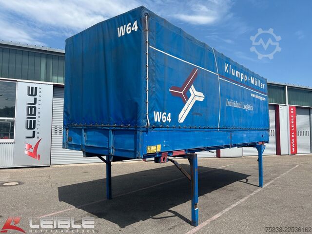Swap body trailer  *Wechselbrücke*Pritsche+Plane*Bordwände*40m³