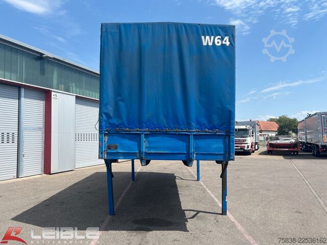 Swap body trailer  *Wechselbrücke*Pritsche+Plane*Bordwände*40m³