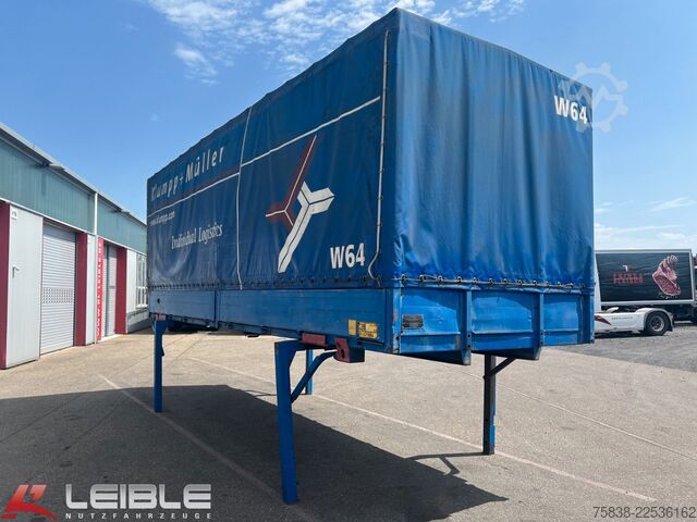 Swap body trailer  *Wechselbrücke*Pritsche+Plane*Bordwände*40m³