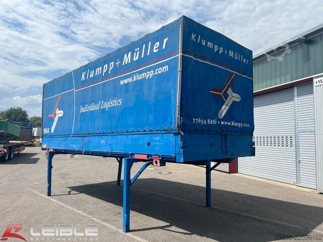 Swap body trailer  *Wechselbrücke*Pritsche+Plane*Bordwände*40m³