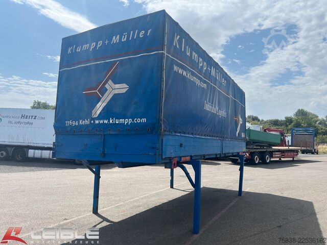 Swap body trailer  *Wechselbrücke*Pritsche+Plane*Bordwände*40m³