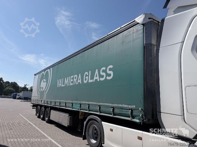 Auflieger mit Pritsche & Plane Schmitz Cargobull Curtainsider Standard