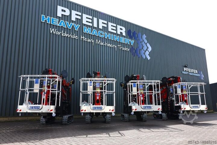 Gelenkteleskoparbeitsbühne Platform Basket Spider 18.90 PRO CE Declaration, Valid inspection,