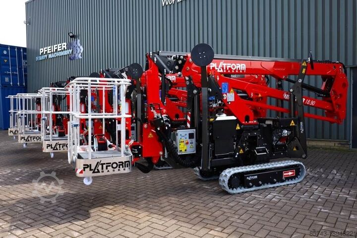 Gelenkteleskoparbeitsbühne PLATFORM BAS Spider 18.90 PRO CE Declaration, Vali