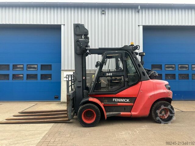 VS-22557 LPG Gabelstapler Linde H80T DUO Palette LINDE H80T