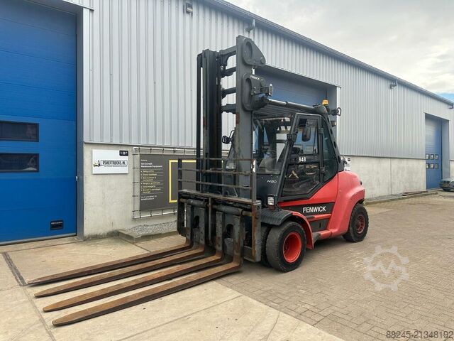 VS-22557 LPG Gabelstapler Linde H80T DUO Palette LINDE H80T