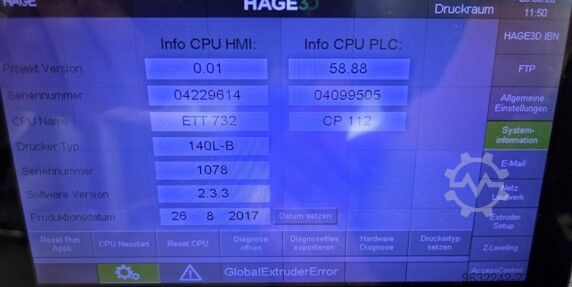 3D Drucker Hage 3D-Drucker Hage 140L-B