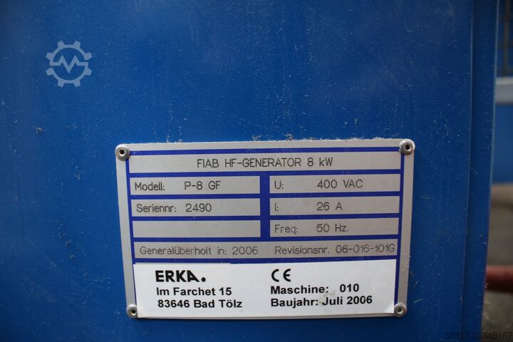 Welding set Erka Hochfrequenz Schweißmaschine