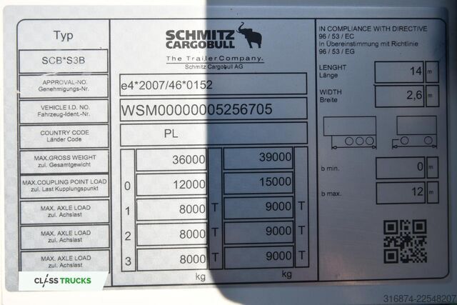 Reefer semitrailer SCHMITZ CARGOBULL SKO DoubleDeck FP 60 SLXi300 LiftingAxle