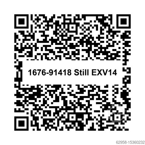 High Lift stacker Still EXV14