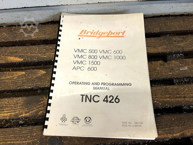 Vertical machining center BRIDGEPORT VMC 1000 22 Digital