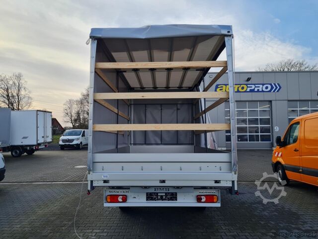 Curtain sider van Renault Master Pritsche Schiebe Plane LUFTFEDERUNG