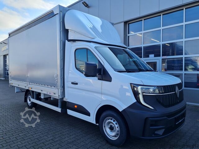 Curtain sider van Renault Master Pritsche Schiebe Plane AHK