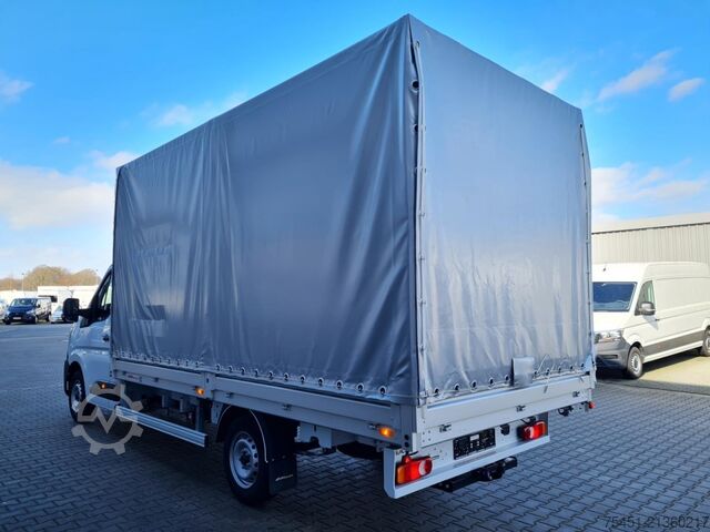 Curtain sider van Renault Master Pritsche Schiebe Plane AHK