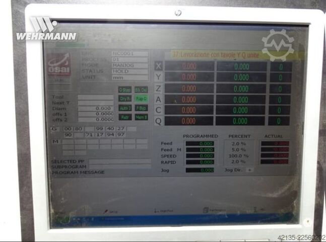 PADE VELUX CNC machining center (2011) PADE VELUX