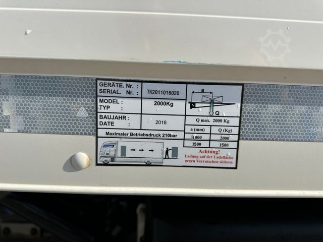 Refrigerated truck SCANIA P 410 / Carrier 1150 MT / Durchlader / LBW