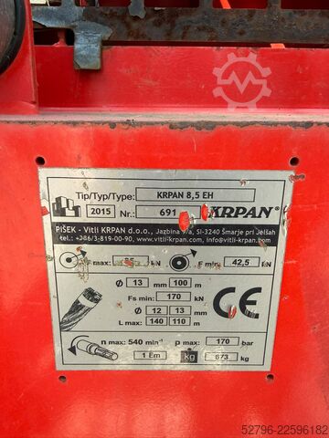 Forstseilwinde Krpan 8.5 EH