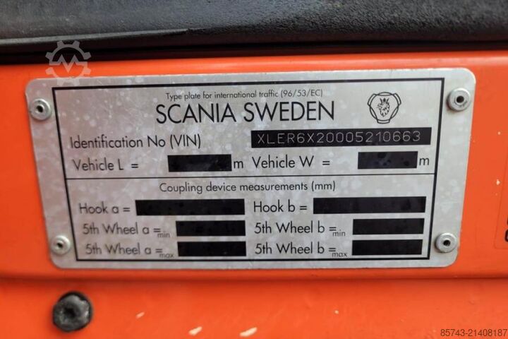 Standard tractor Scania R500 6x2 Dutch Registration, Diesel, 6x2x4 Drive,
